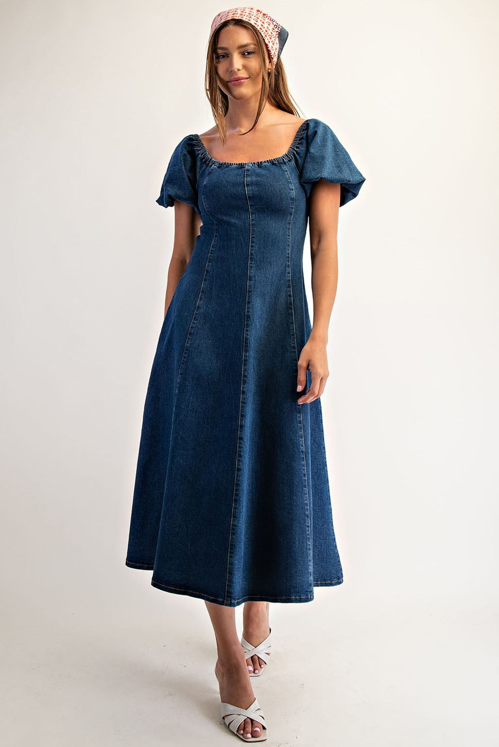 Dallas Denim Midi