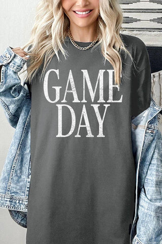 Classic Game Day Graphic Heavy Cotton Tee: NATURAL