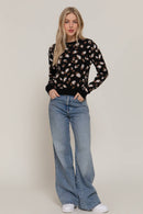 Lila Leopard Sweater