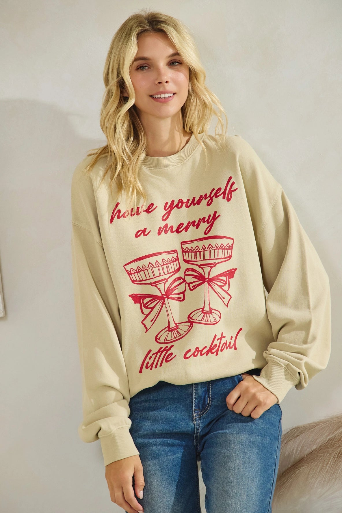 Have Yourself a Merry Little Cocktail Sweatshirt