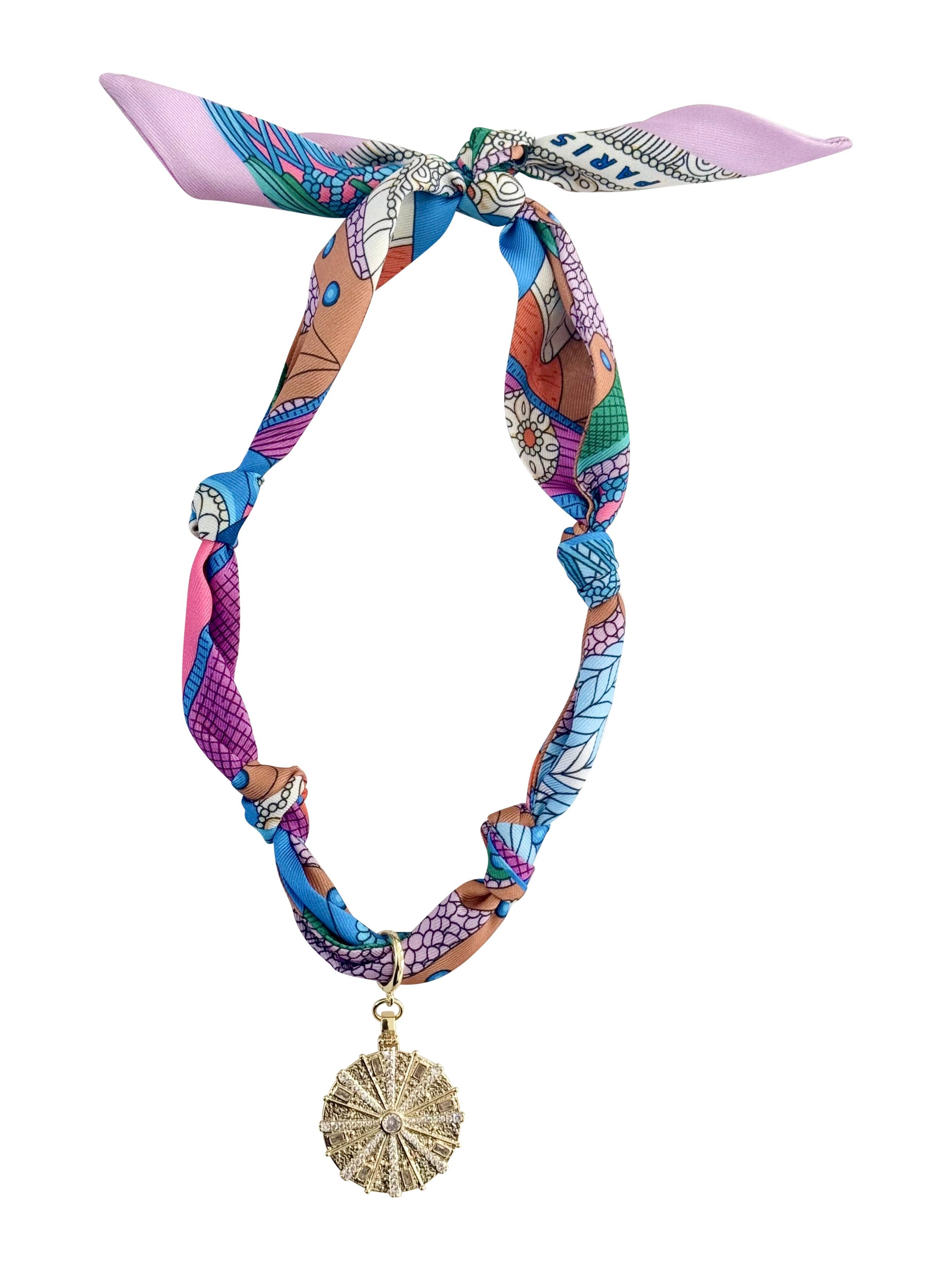 Scarf Necklace: Large Coin