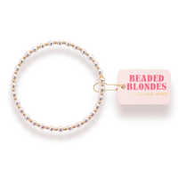 Mini Katy Bracelet in Silver with Gold: Standard 6.75 inch