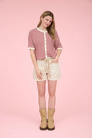 Candy Cane Crush Cardi