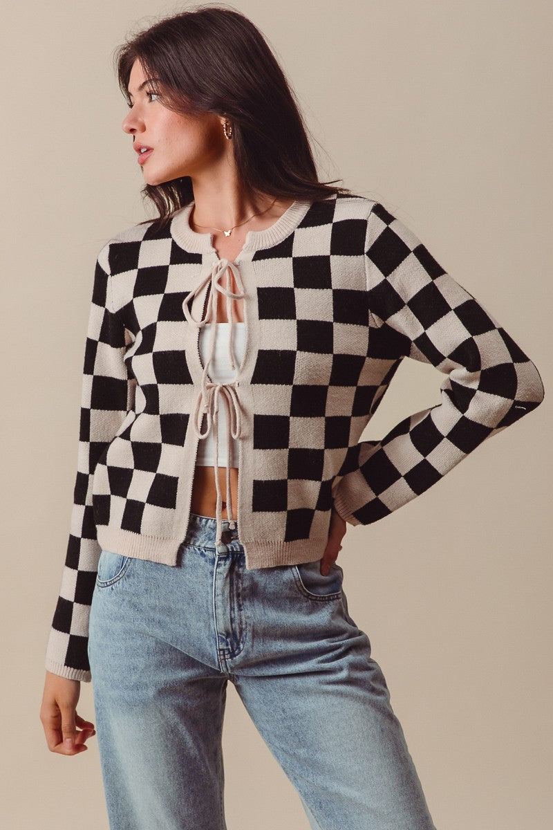 Check Mate Cardigan
