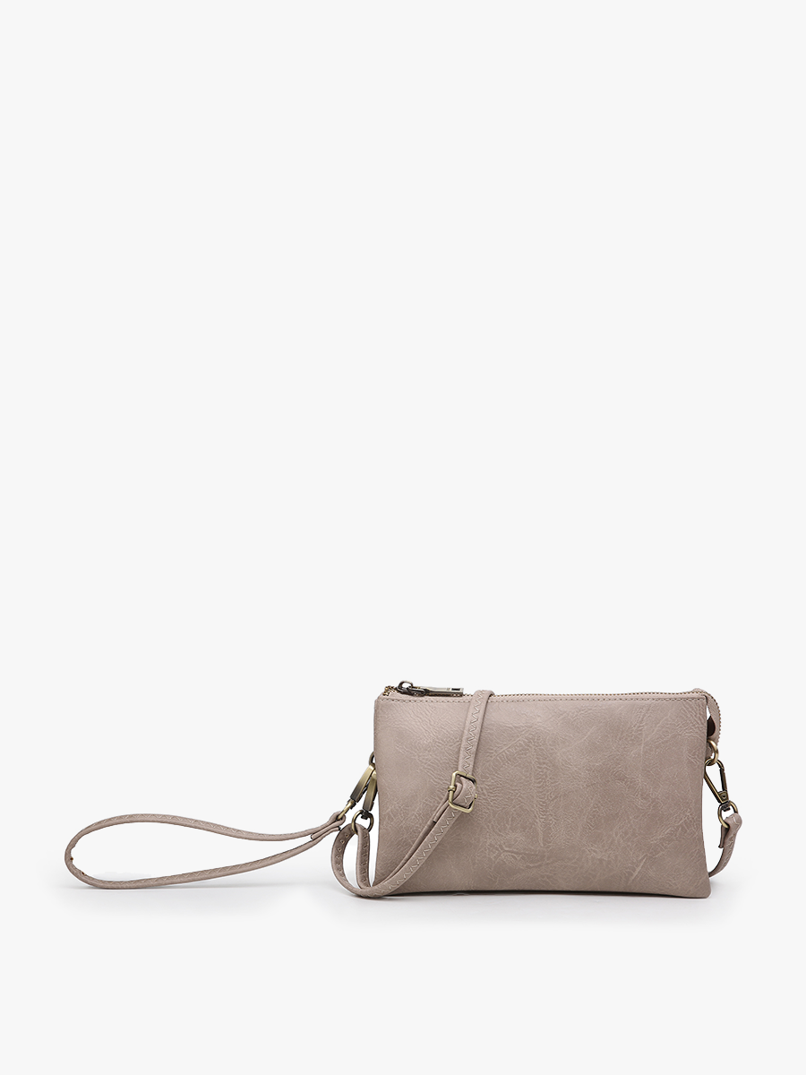 Riley Crossbody & Wristlet Grey