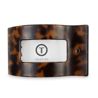 Flat Rectangle Hair Clip | Large | Tortoise