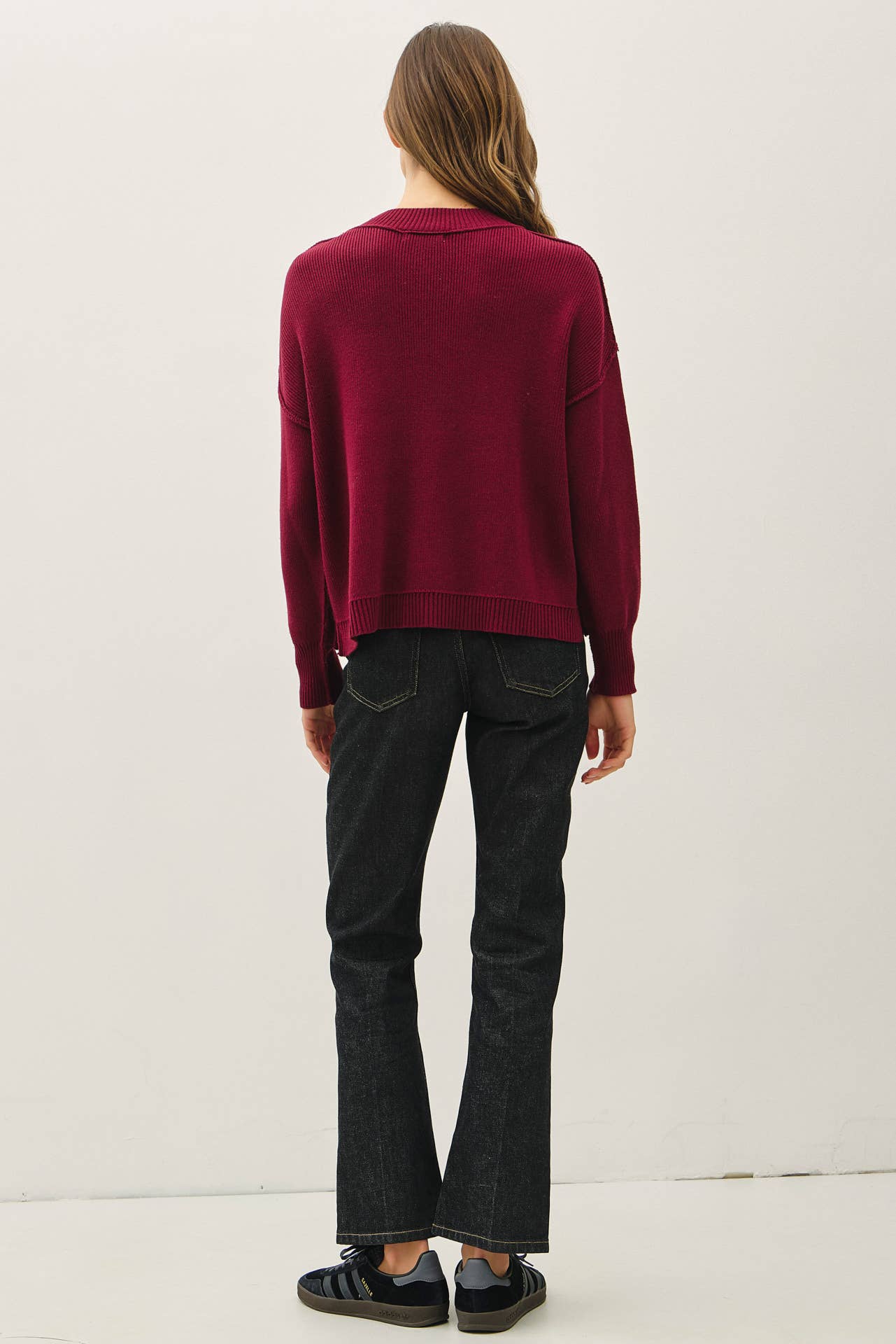 Brandi Sweater Burgundy