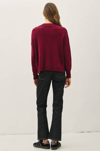 Brandi Sweater Burgundy