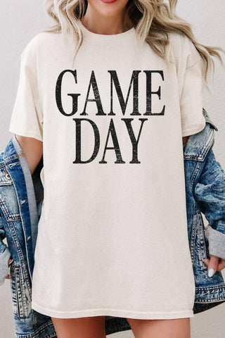 Classic Game Day Graphic Heavy Cotton Tee: NATURAL