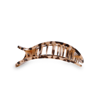 Round Flat Hair Clip | Medium | Blonde Tortoise