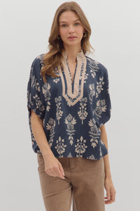 Isla Top Navy