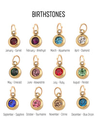 Farrah B Birth Stone Charms