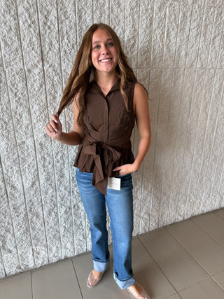 Tie Top Brown