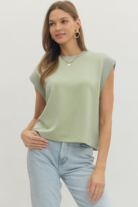 First Crush Top Sage