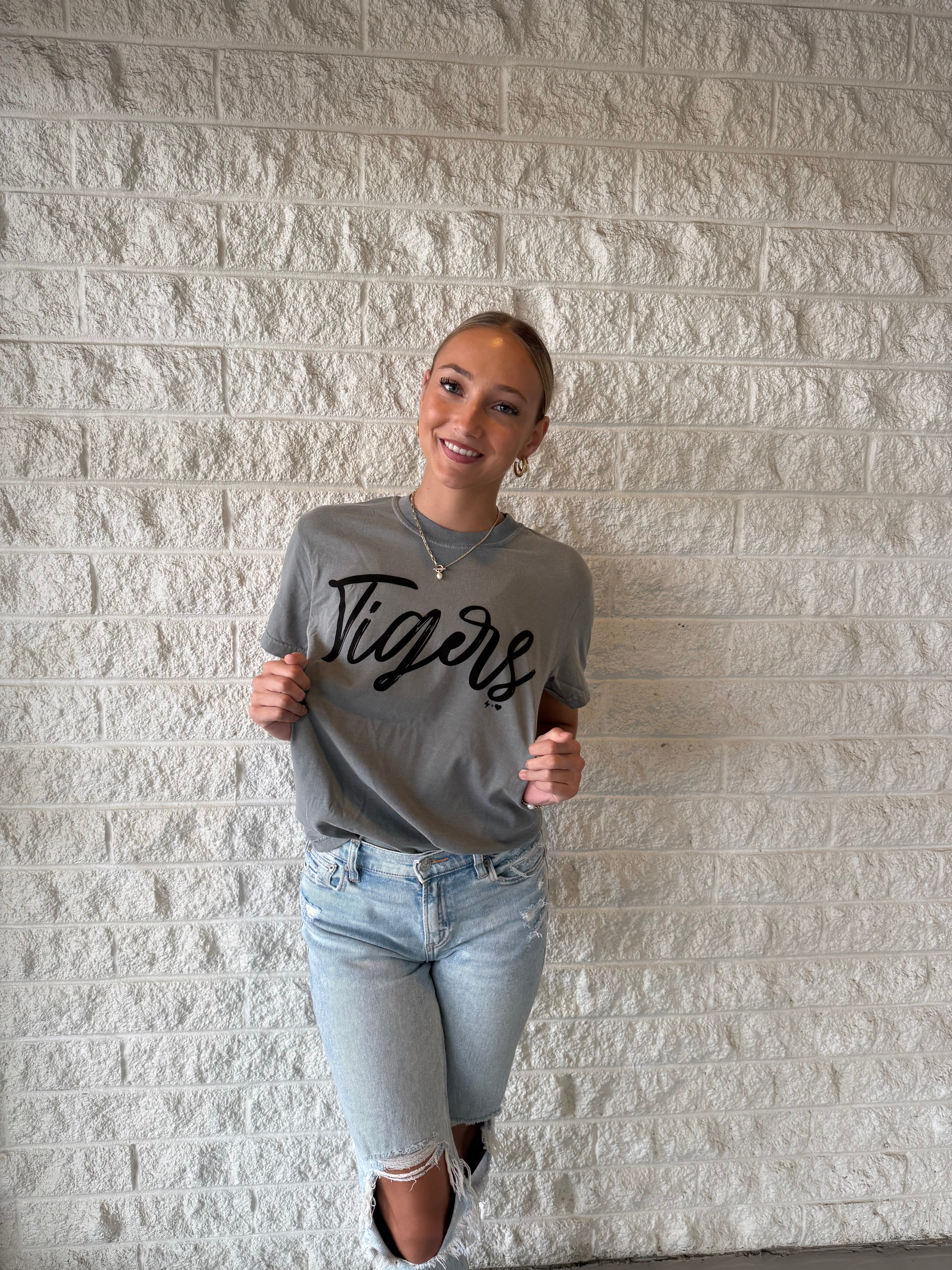Tiger Tee Grey