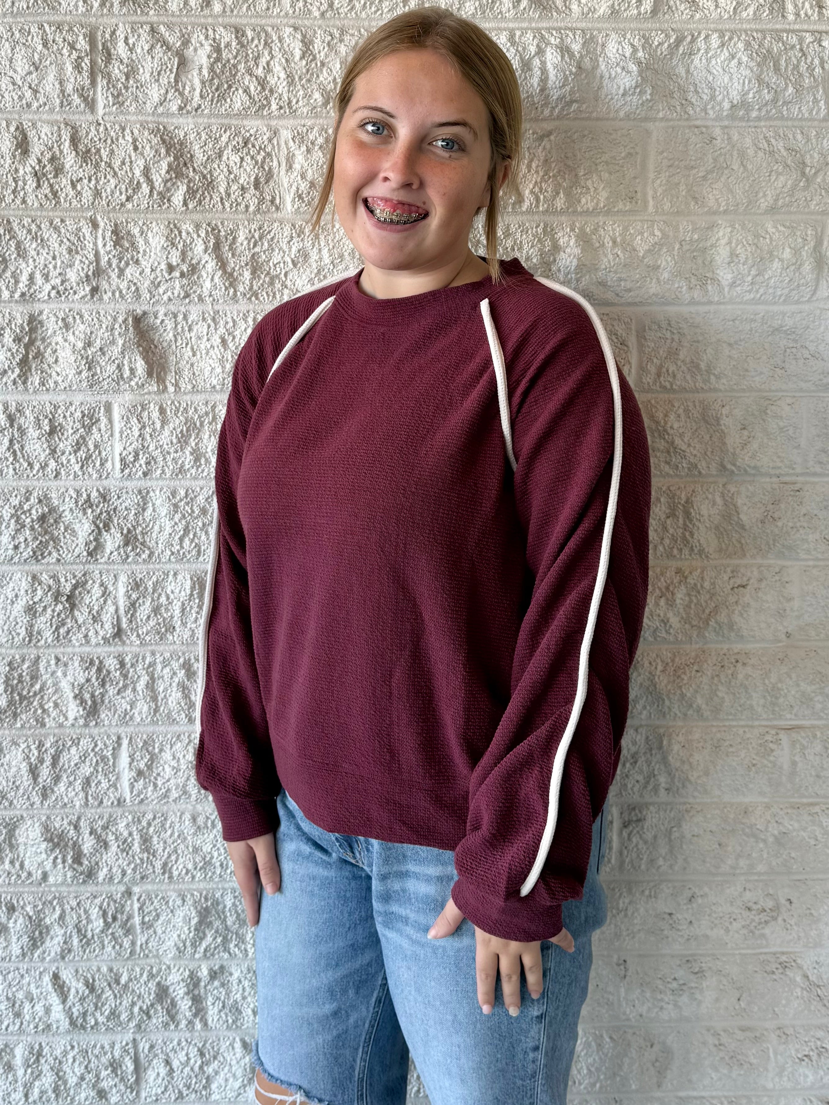 All Star Long Sleeve Wine