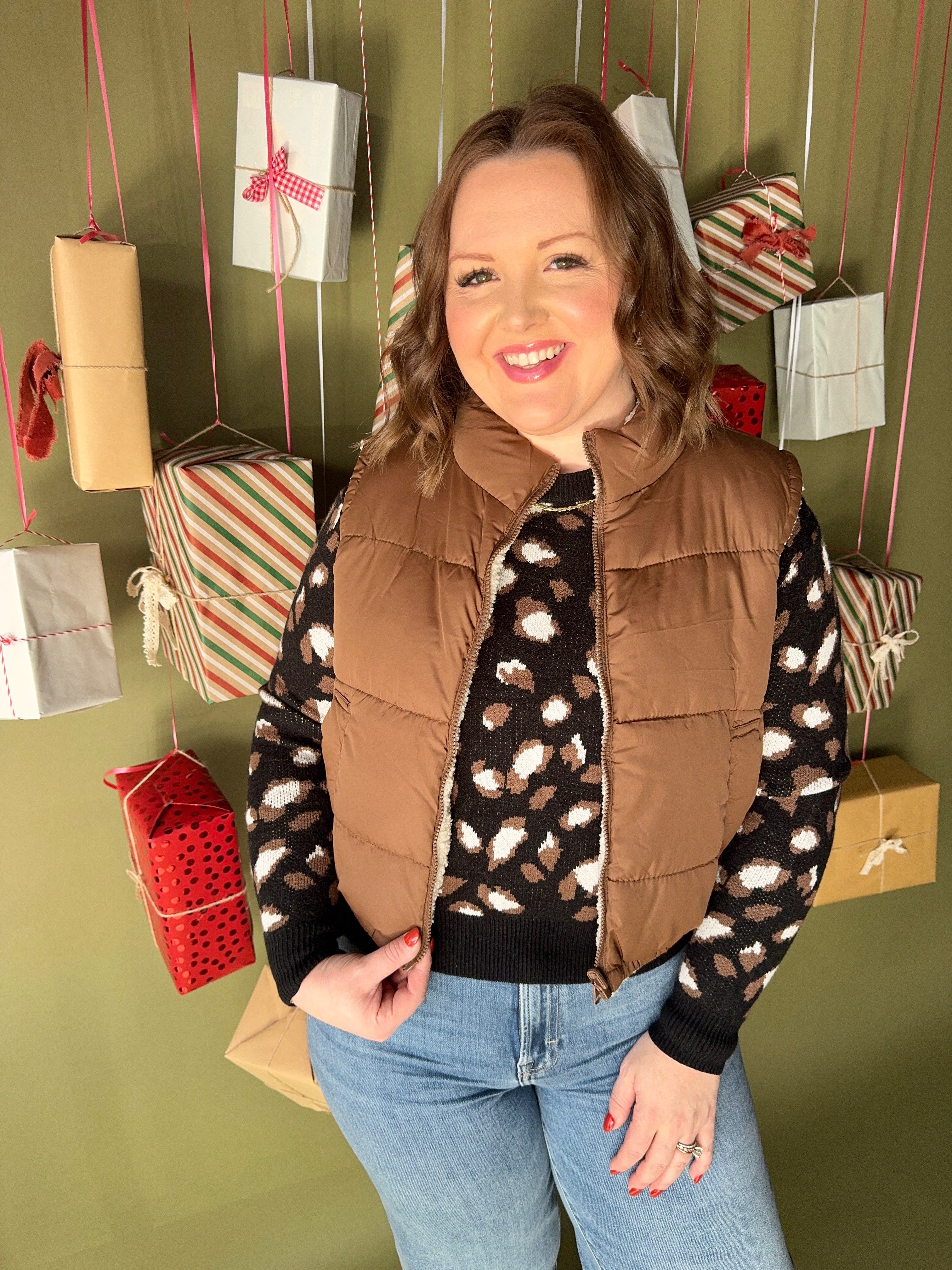 Lila Leopard Sweater