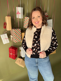 Double Take Vest Brown *reversible*