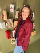 Burgundy Bliss Jacket