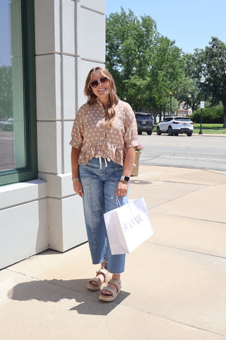 Sweet Spot Peplum Top