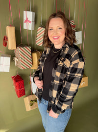 Easy Does It Fleece Jacket Taupe