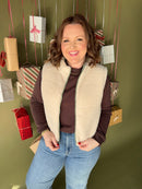 Double Take Vest Green *reversible*