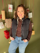 Double Take Vest Black *reversible*