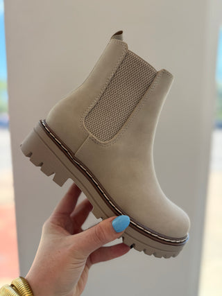 Lug Sole Boot Sand