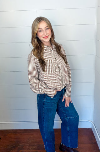 Gingham & Gather Top