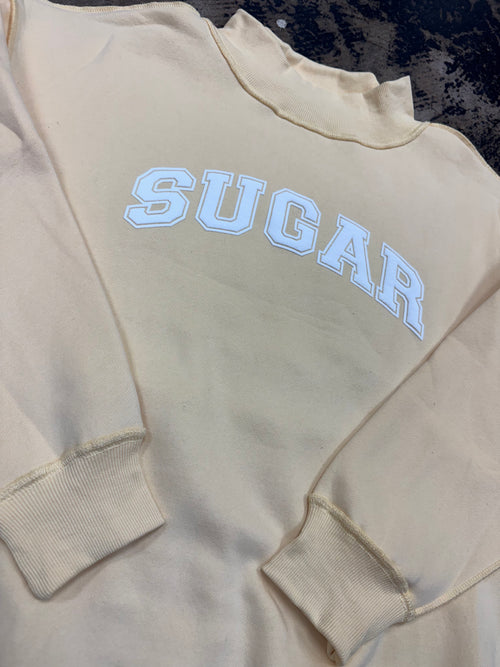 Sugar Mock Neck Sweatshirt Butter