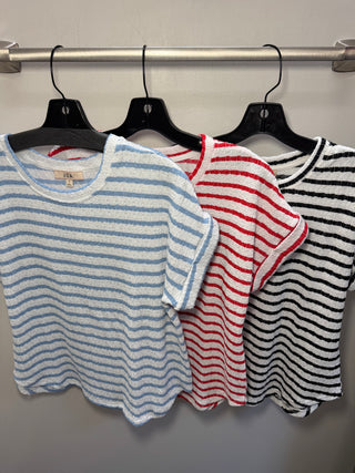 Let's Go Striped Top