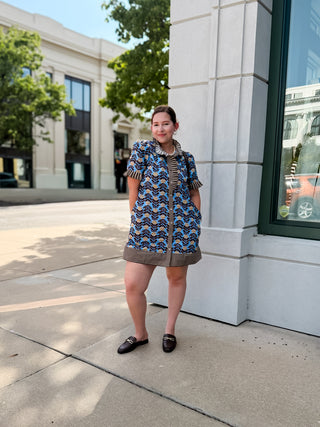 Fall in Line Floral Mini Dress