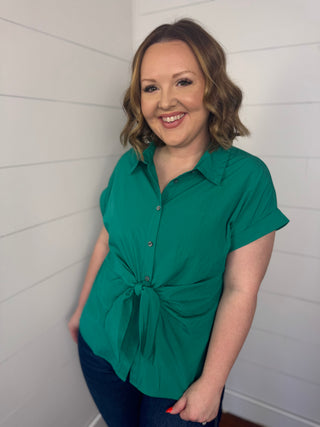 Lucky Me Tie Waist Top