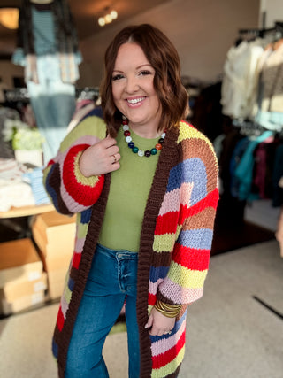 Lost in the Stripes Cardigan