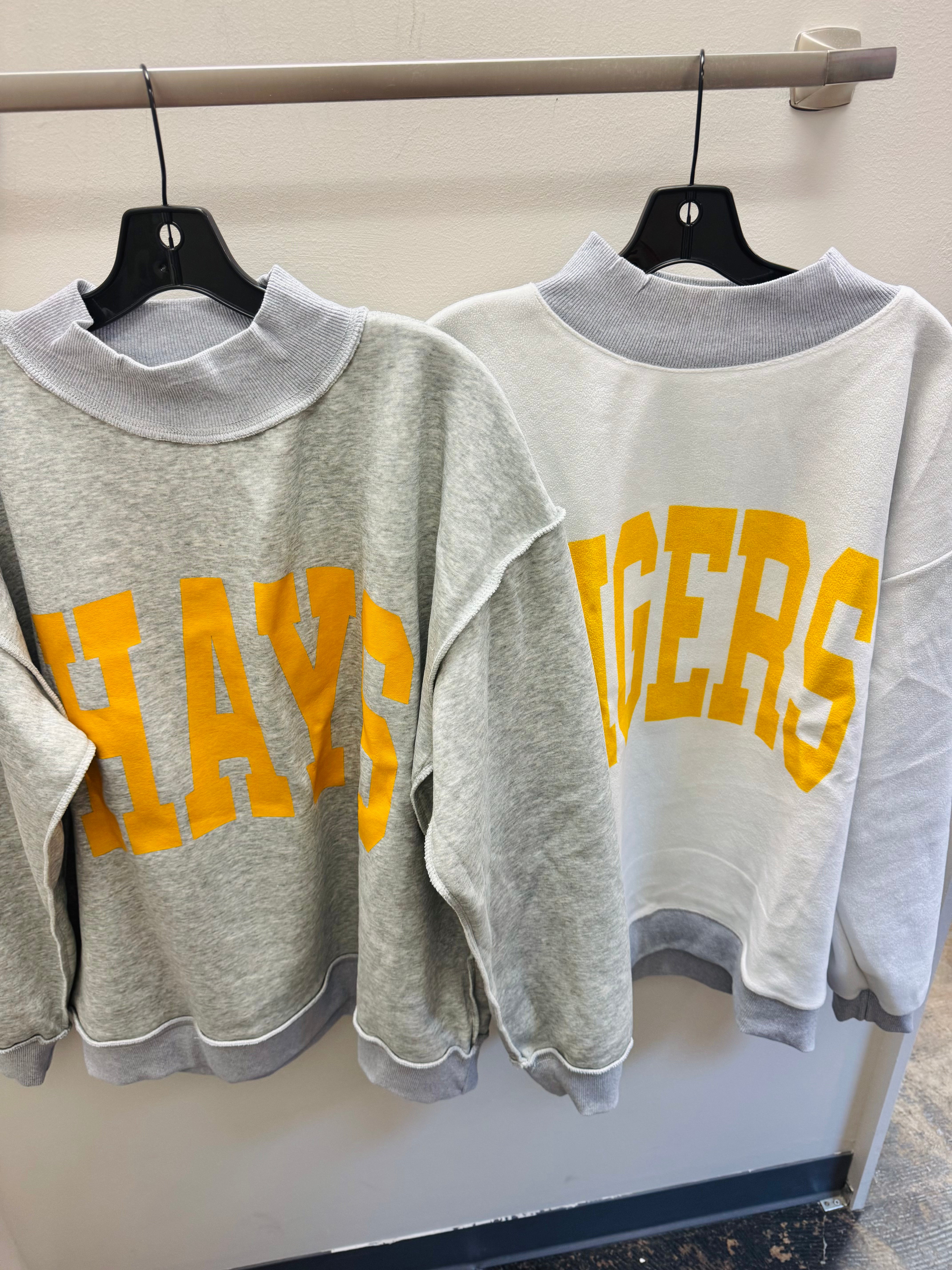 Reversible Tigers Mock Neck