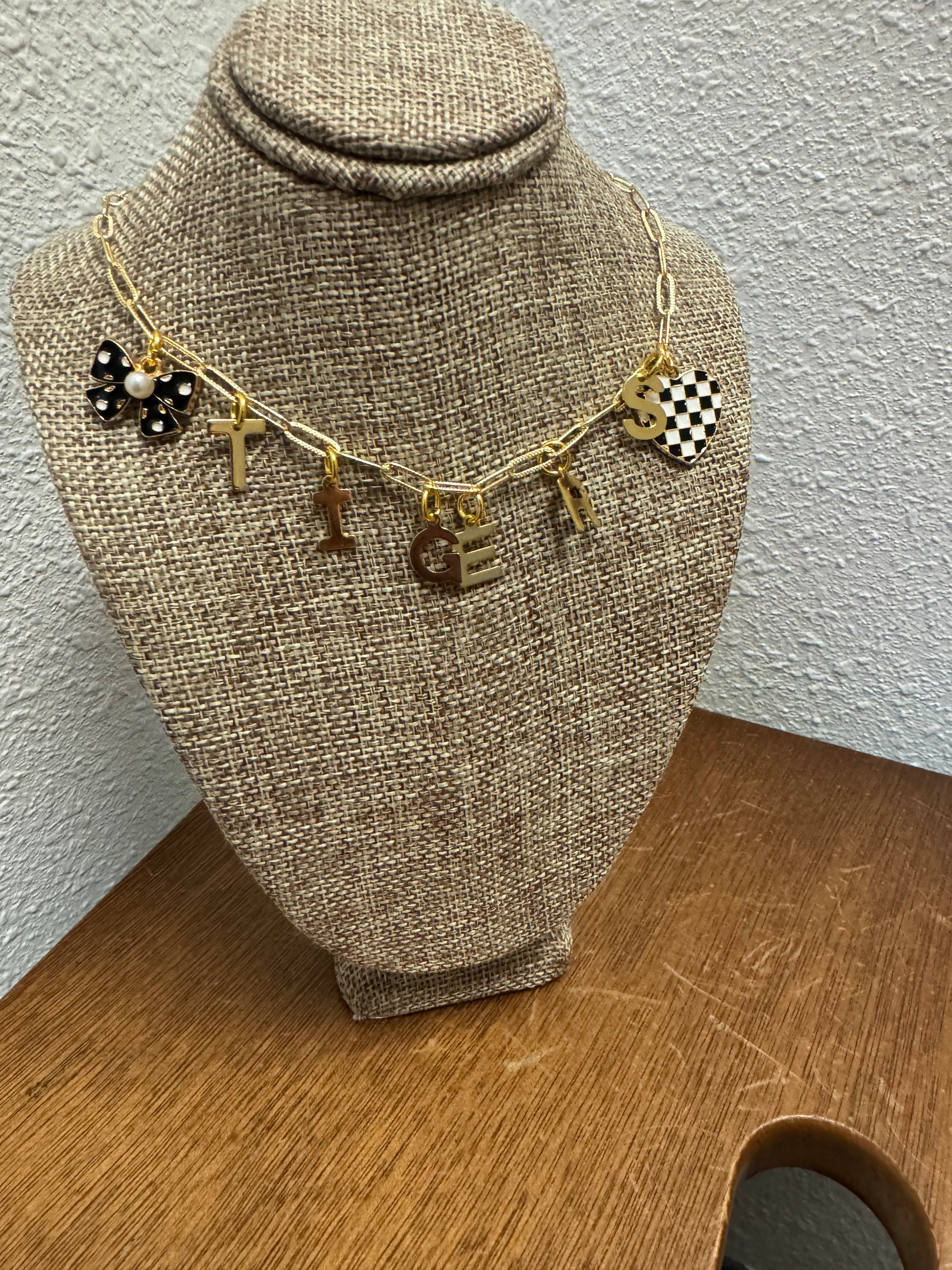 Tigers Charm Necklace - style 3