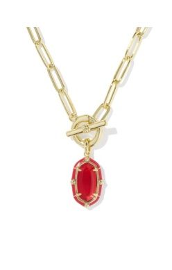 Kendra Scott Elisa Enamel Link And Chain Necklace