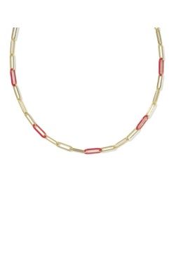 Kendra Scott Courtney Enamel Link And Chain Necklace