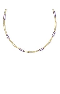 Kendra Scott Courtney Enamel Link And Chain Necklace