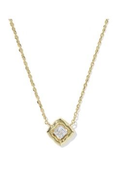 Kendra Scott Mallory Crystal Short Pendant Necklace