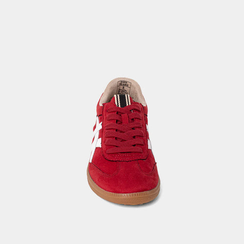 Sasha Sneaker Red Suede