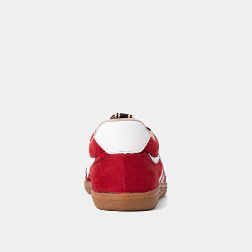 Sasha Sneaker Red Suede