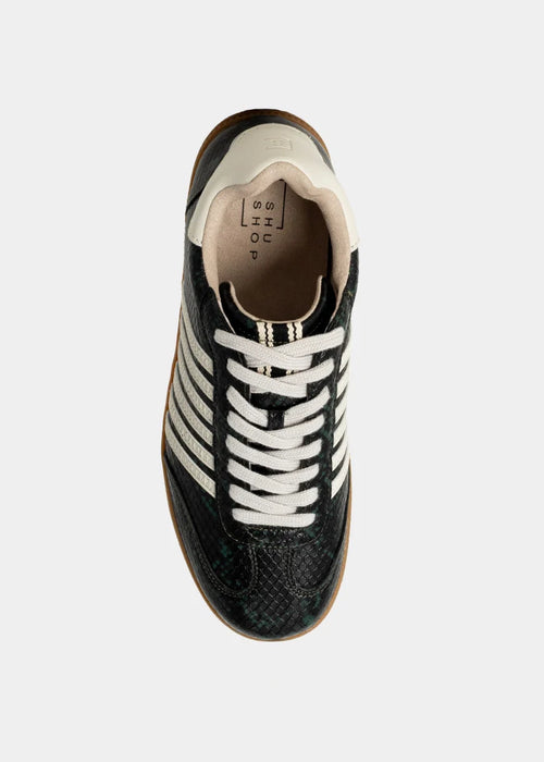 Stevie Dark Green Snake