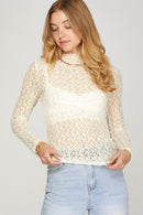 Greer Lace Top Cream