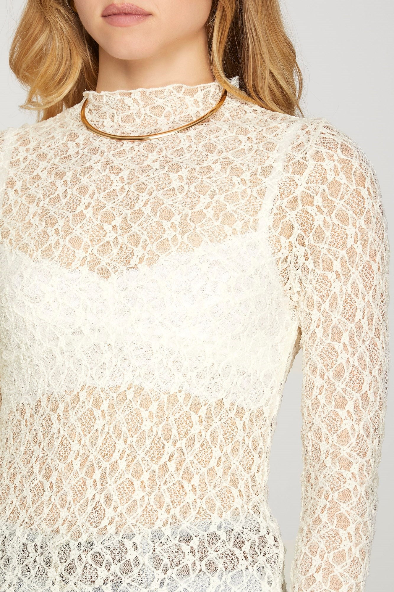 Greer Lace Top Cream