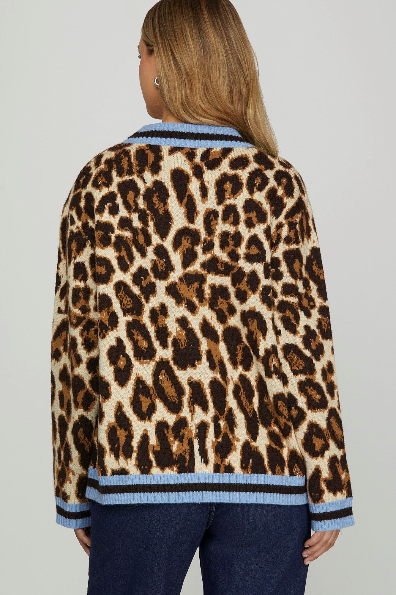 Mia Leopard Cardigan