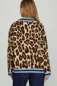 Mia Leopard Cardigan
