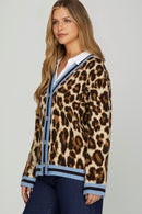 Mia Leopard Cardigan