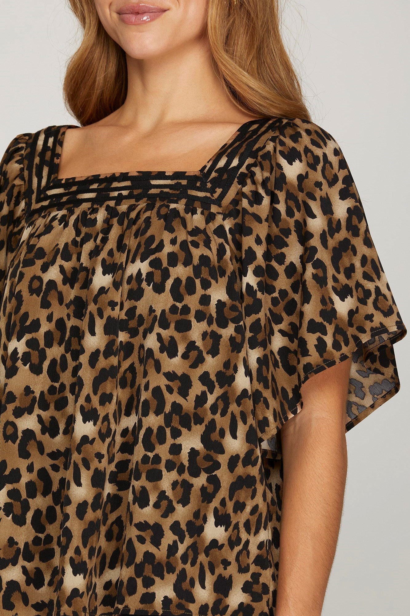 Scarlett Leopard Blouse