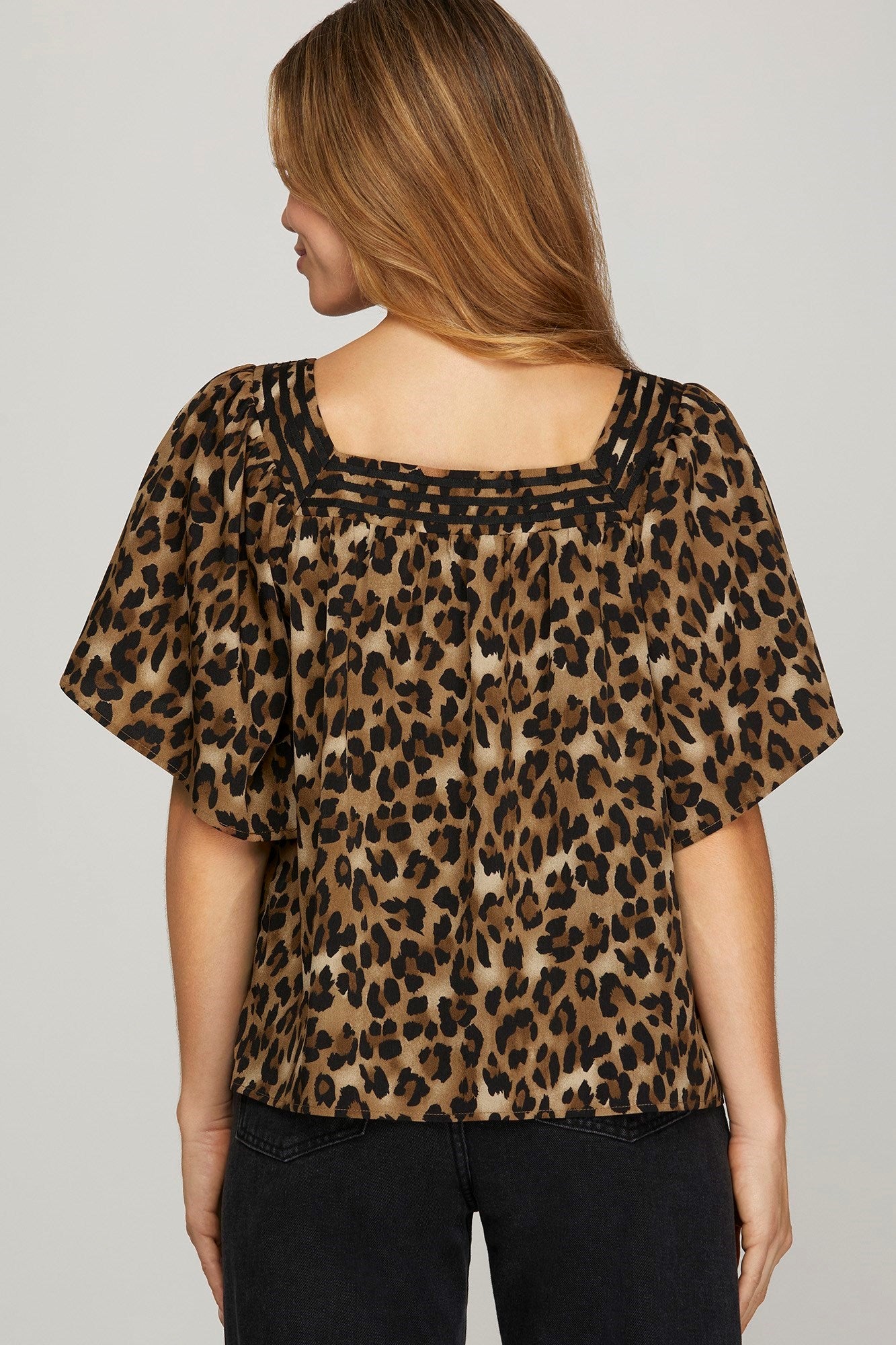 Scarlett Leopard Blouse